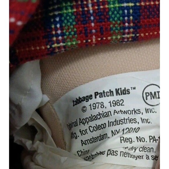 RARE!! VINTAGE 1982 ANN GRETA CABBAGE PATCH DOLL RED HAIR GREEN EYES Scotland - Picture 6 of 6